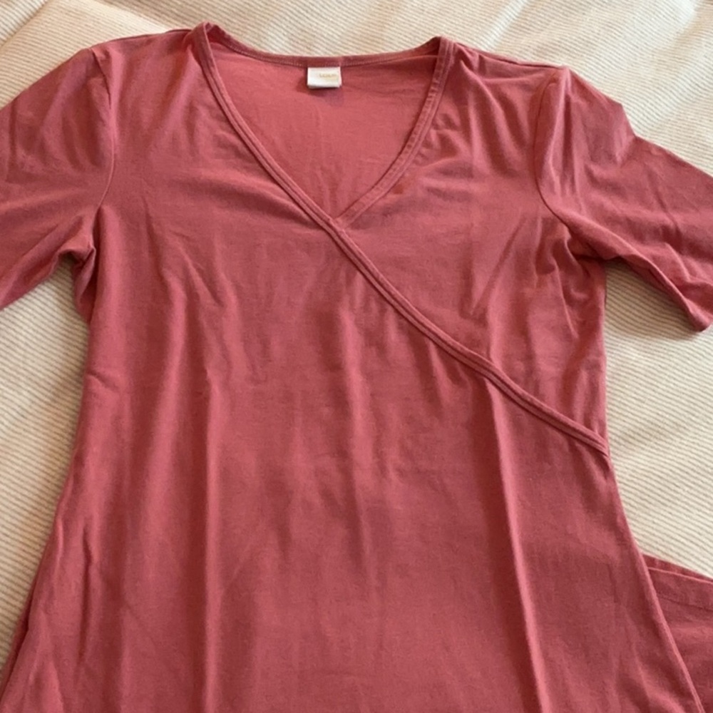 Lole Women's V-Neck Wrap Blouse - Rose